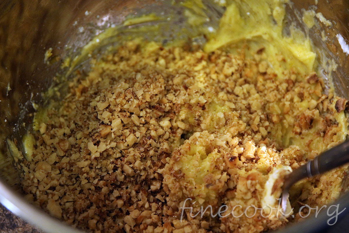 Печенье с финиками и грецкими орехами Печенье с финиками и грецкими орехами