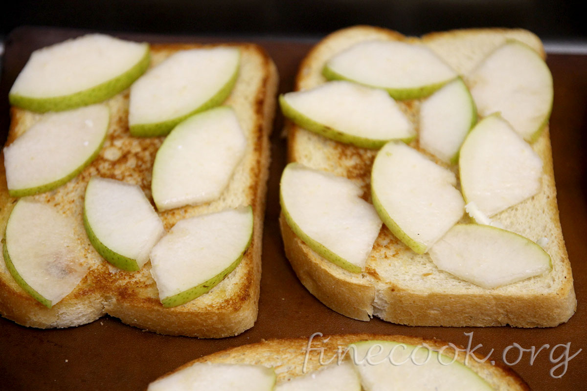 Бутерброды с грушей