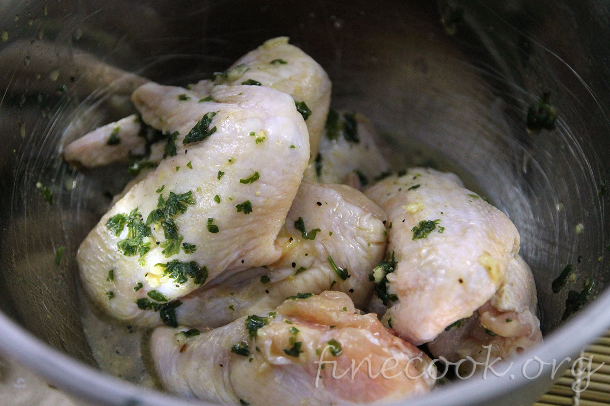 Куриные крылышки