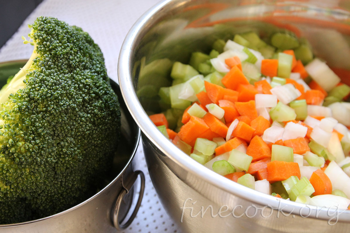 Чаудер с брокколи