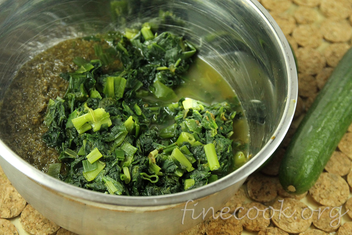 Холодные зелёные щи