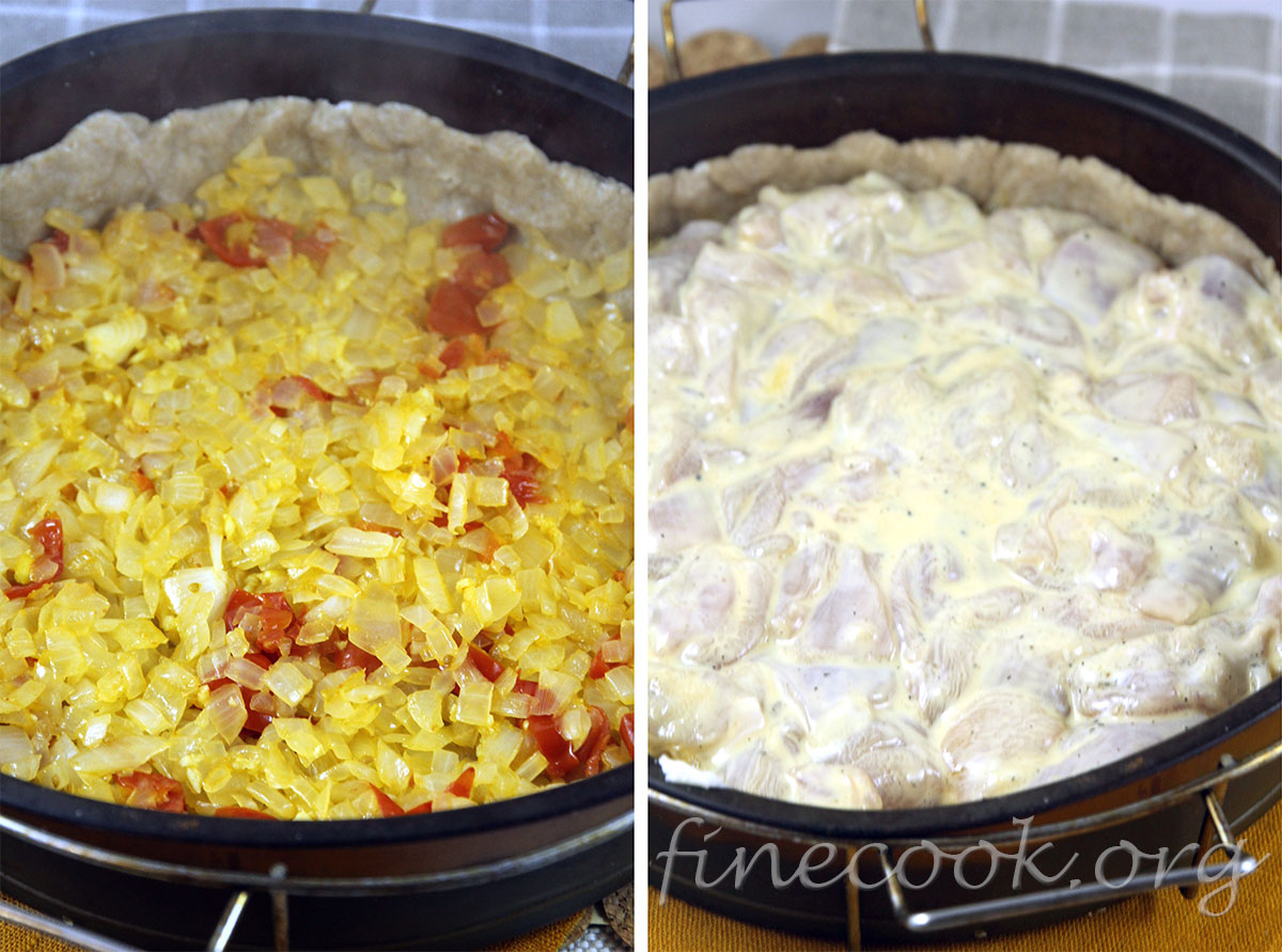 Пирог с курицей