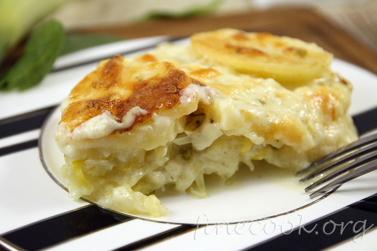 Картофель в сырном соусе Картофель в сырном соусе