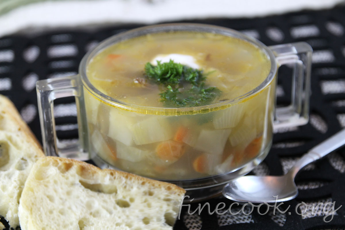 Щи из кислой капусты