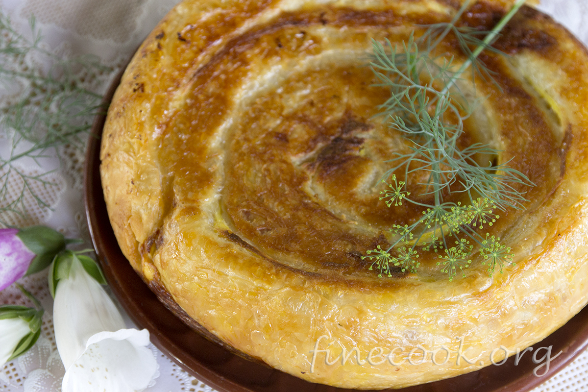 Слойка с сыром Сулугуни