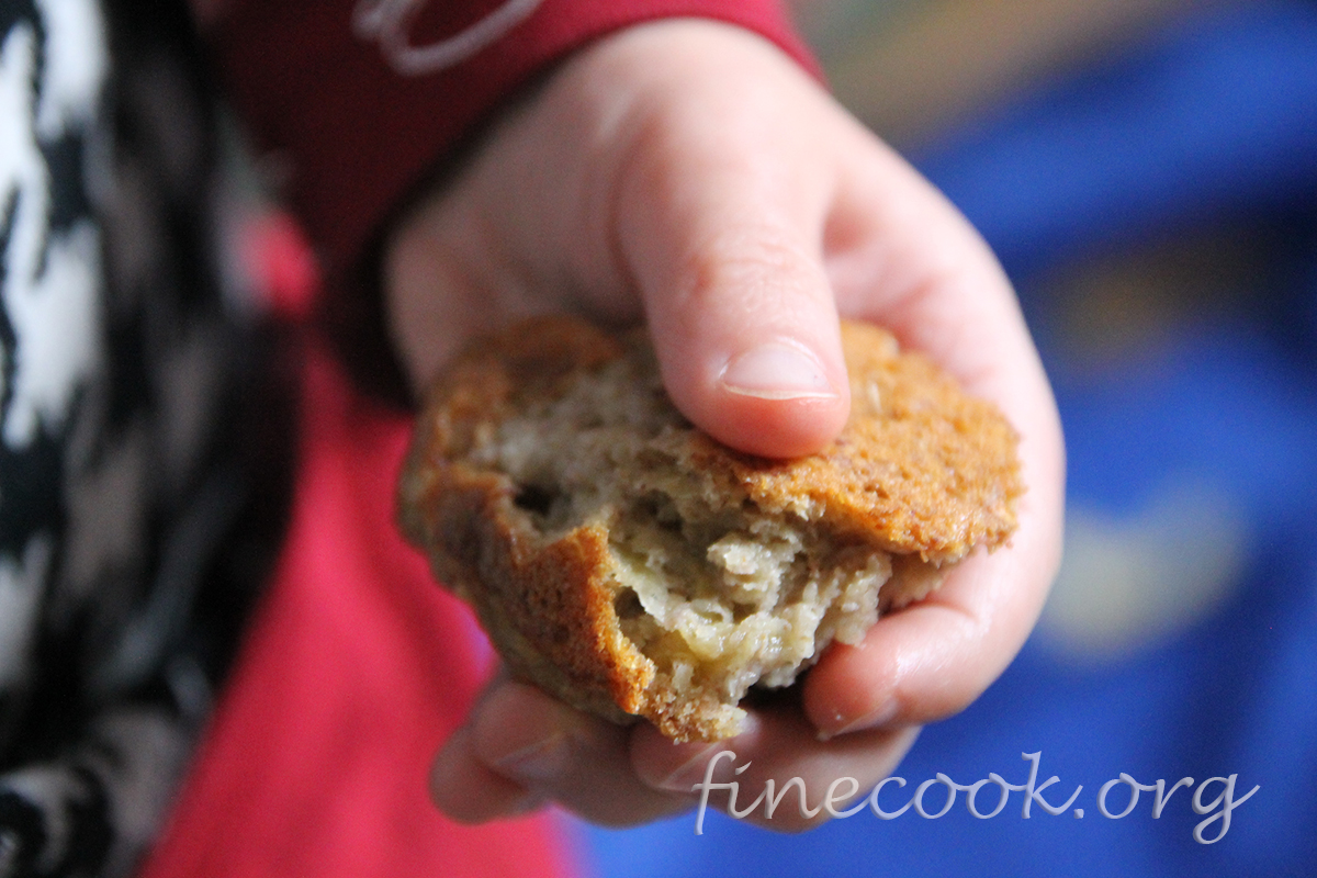 Детские банановые маффины