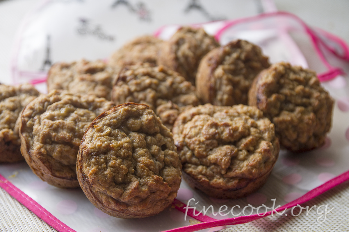 Детские банановые маффины