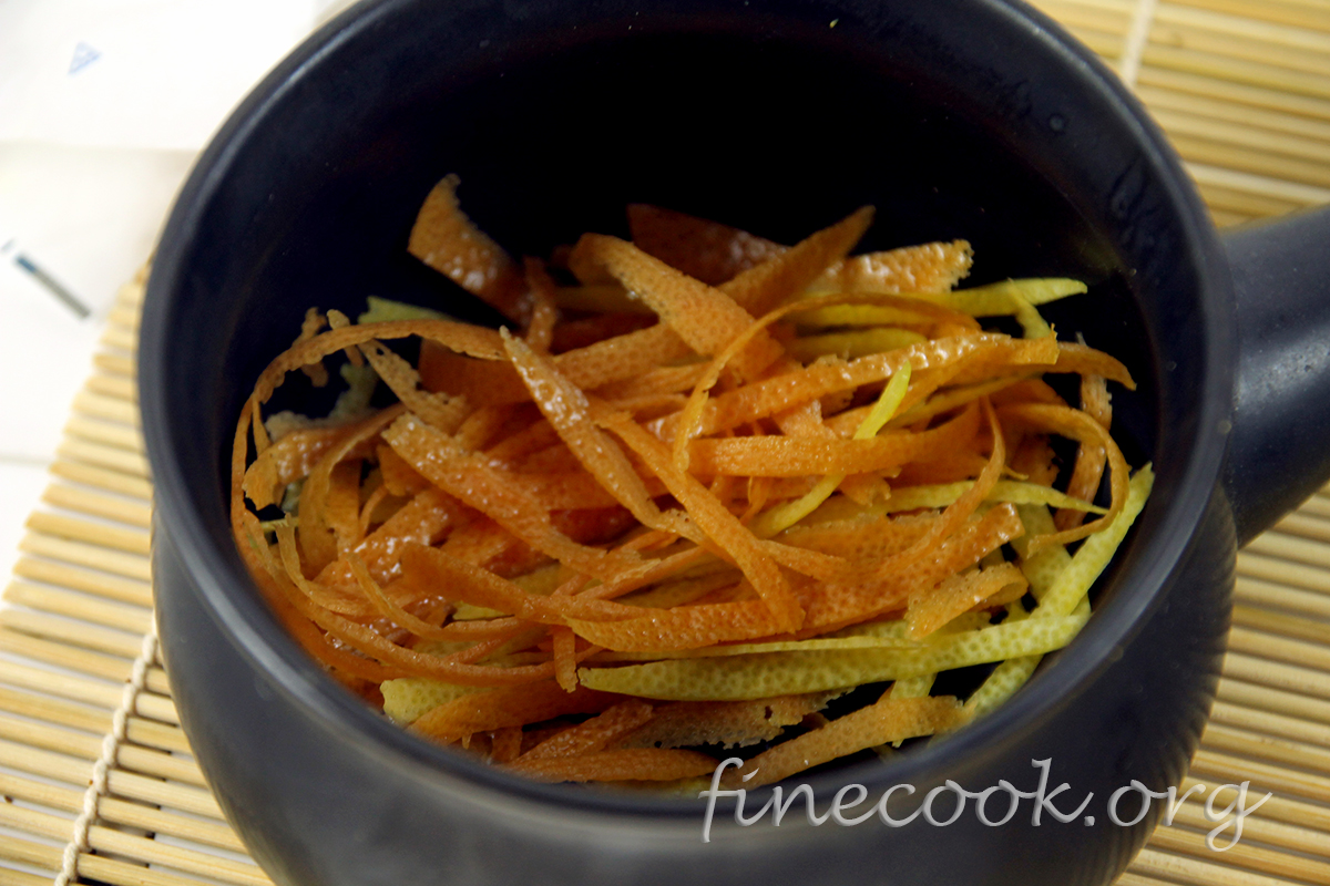 Лимонные мини-бисквитики в грейпфрутовом сиропе