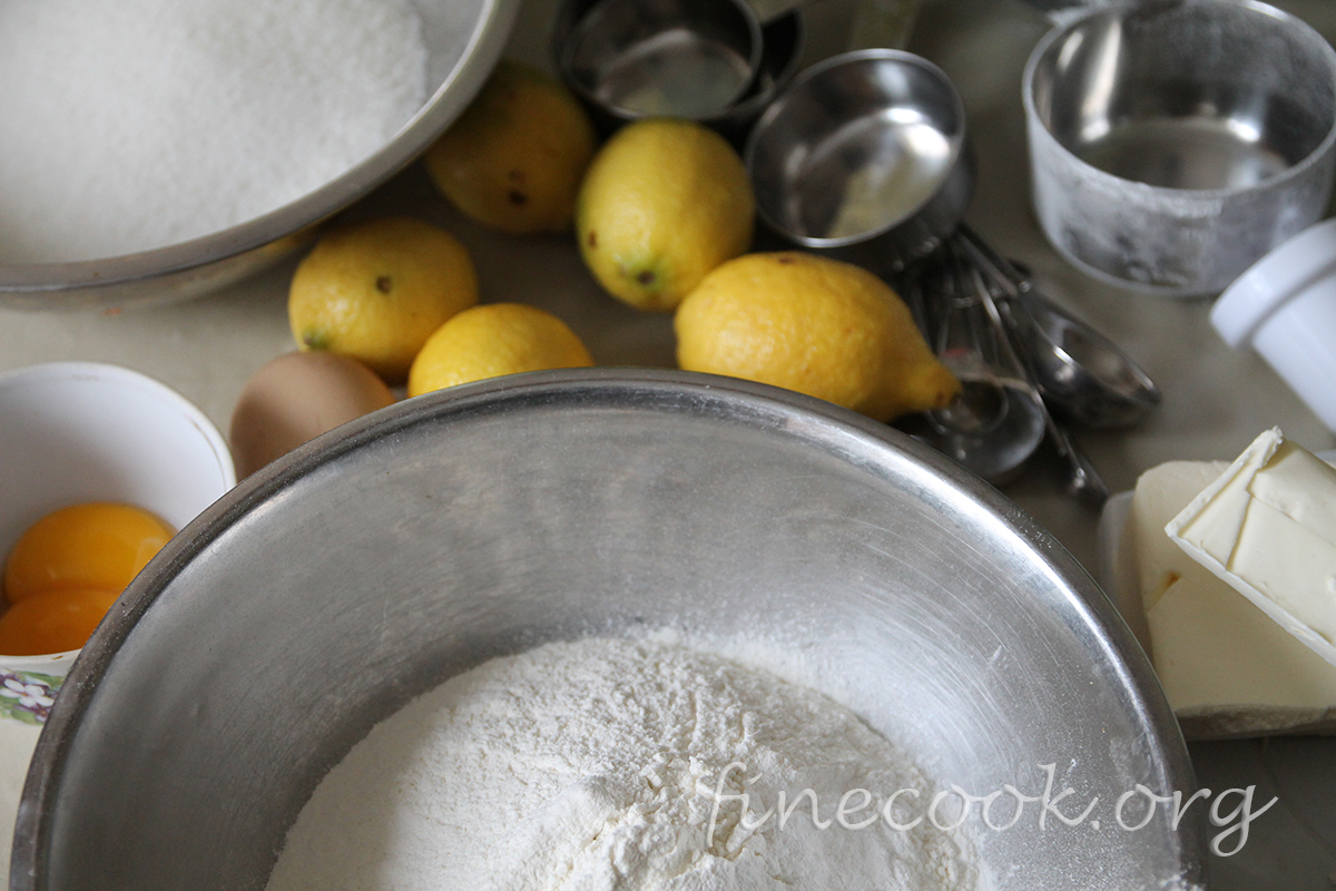 Пирог с лимонами