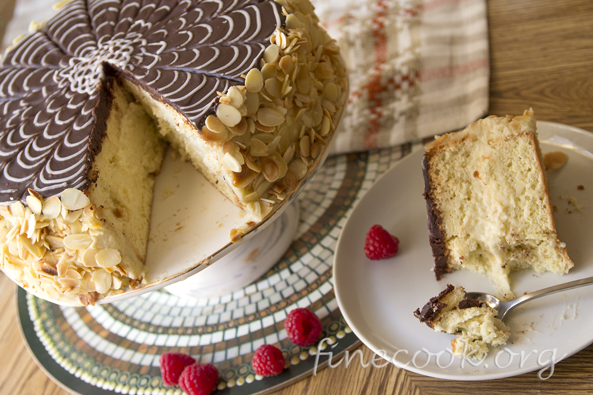 Бостонский кремовый торт