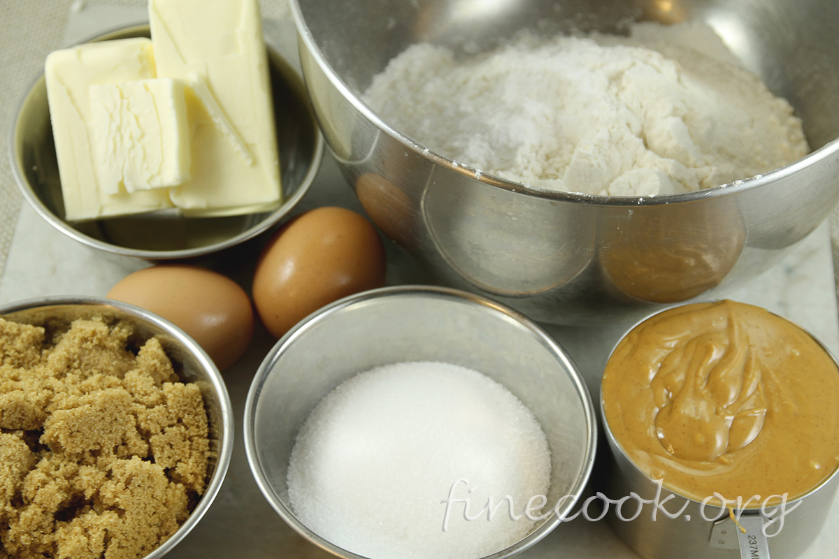 Печеньки с арахисовым маслом Печеньки с арахисовым маслом